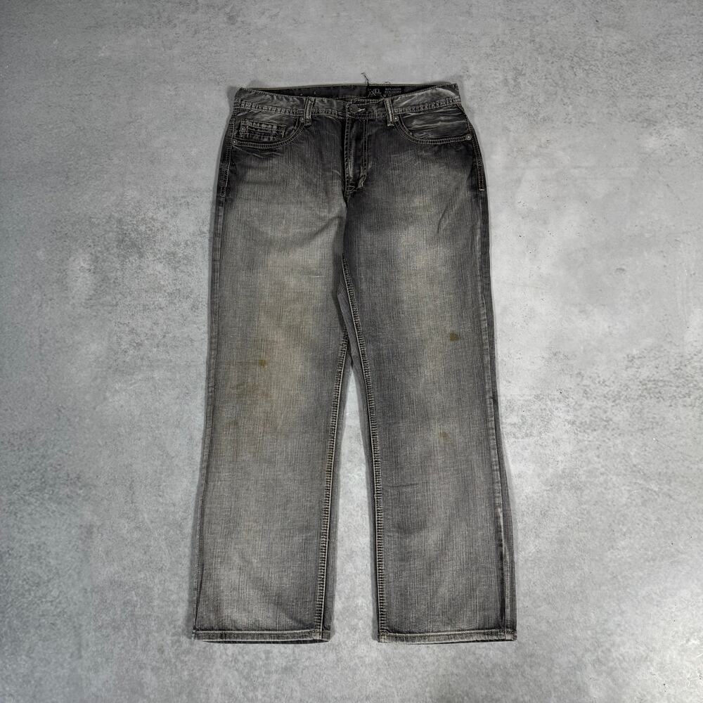 Axel Jeans Relaxed Straight Black Wash - Size: 36x32